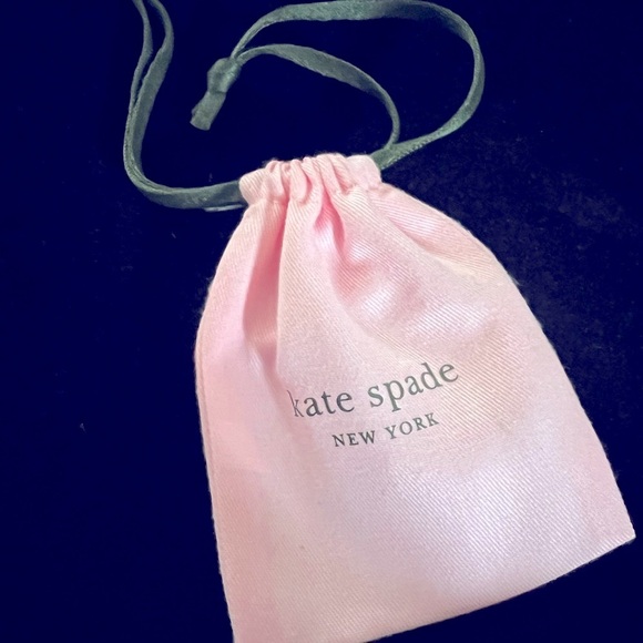 Kate Spade Black and Gold Hoop Earrings - Picture 3 of 6